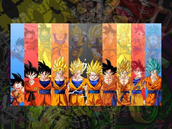 Cuadro DB Goku FASES